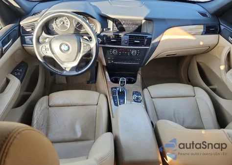 2012 BMW X3 xDrive35I z USA, uszkodzony, nr VIN 5UXWX7C52CL889245